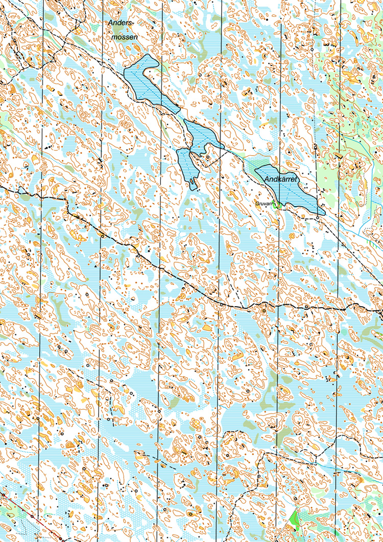 Part of the Lunsen map. (C) Upsala IF