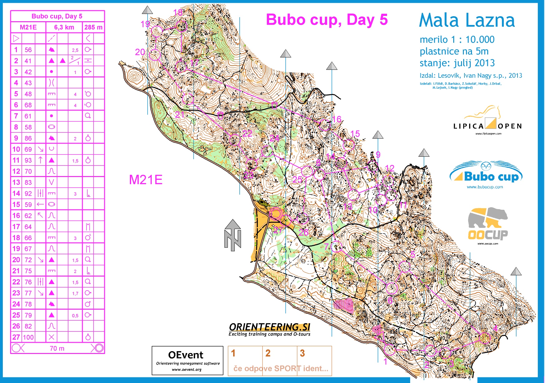 Bubo cup Stage 5, M21E (19.07.2013)
